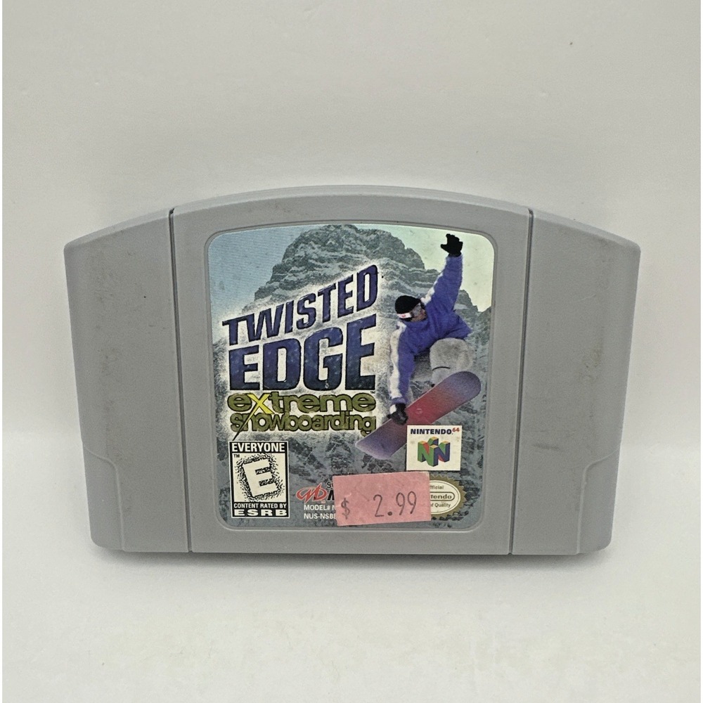Twisted Edge Extreme Snowboarding Nintendo N64 Game Cartridge MIDWAY VGC
